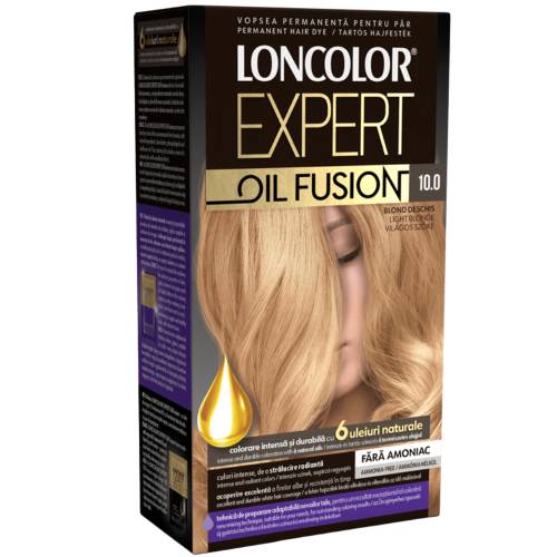 Vopsea de par permanenta Expert Oil Fusion Nr. 10.0, 115ml, Loncolor