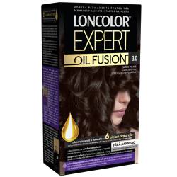 Vopsea de par permanenta Expert Oil Fusion Nr. 3.0, 115ml, Loncolor