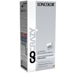 Set pentru decolorarea parului fara amoniac Go Crazy, 1 bucata, Loncolor