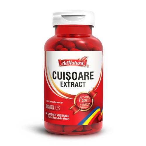 Cuisoare Extract, 60 capsule, AdNatura