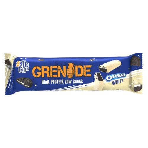 Baton proteic Oreo White, 60g, Grenade