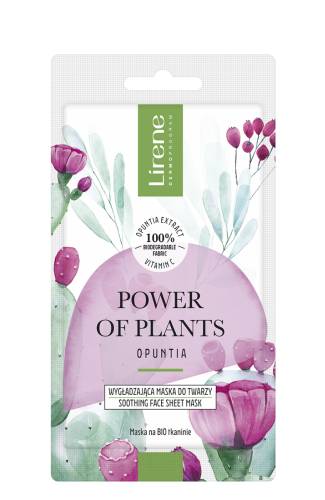 Masca faciala calmanta Power of Plants Opuntia, 1 bucata, Lirene