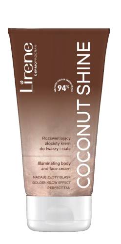Crema iluminatoare Coconut Shine Perfect Tan, 150ml, Lirene