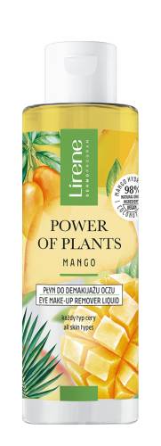 Lichid demachiant pentru zona ochilor Power of Plants Mango, 145ml, Lirene