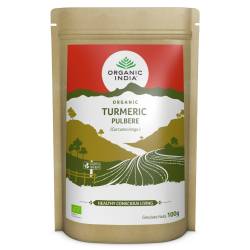 Turmeric pulbere fara gluten, 100g, Organic India