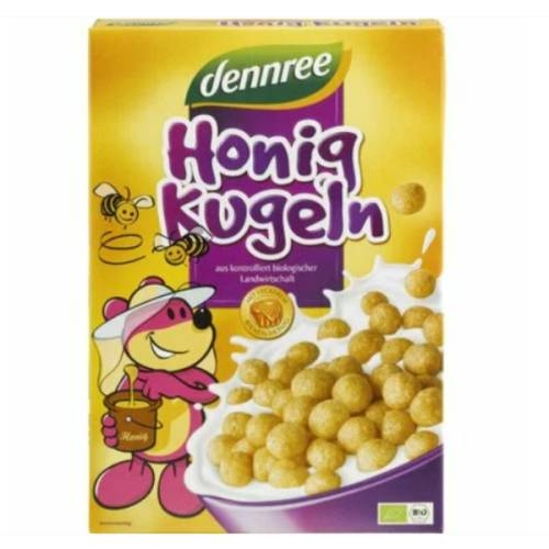 Cereale bilute aurii cu miere bio, 250g, Dennree