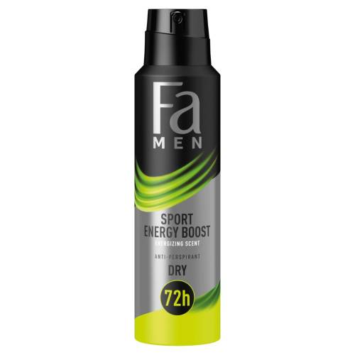 Deodorant spray anti-perspirant pentru barbati Sport Energy Boost, 150ml, Fa