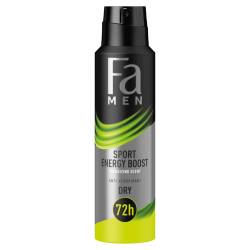 Deodorant spray anti-perspirant pentru barbati Sport Energy Boost, 150ml, Fa