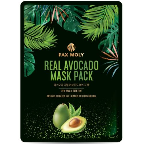 Masca tip servetel cu avocado, 25ml, Pax Moly