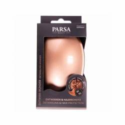 Perie de buzunar pentru descurcat, Rose Gold, Parsa