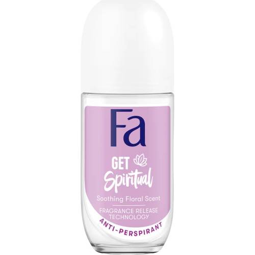 Deodorant roll-on antiperspirant Get Spiritual cu parfum floral, 50ml, Fa