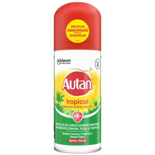 Spray Tropical impotriva tantarilor, 100ml, Autan
