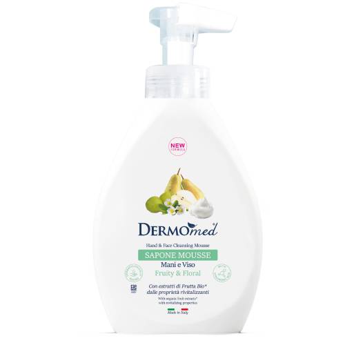 Sapun spuma pentru maini si fata Fructat si Floral, 500ml, Dermomed