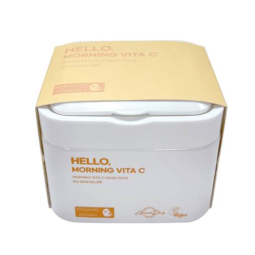 Set de masti cu Vitamina C Hello Morning, 30 bucati, Grace Day