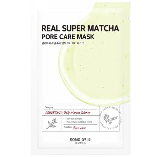 Marca servetel pentru pori cu extract de matcha, 20g, Some By Mi