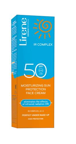 Crema hidratanta protectoare pentru ten SPF50 IR Sun, 40ml, Lirene
