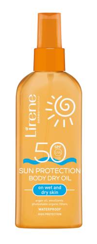 Ulei uscat protector SPF50 Sun, 150ml, Lirene