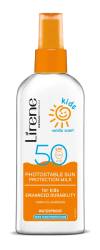 Lapte protectie solara pentru copii cu aroma vanilie SPF50 Sun, 150ml, Lirene