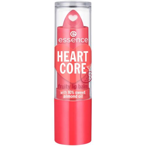 Balsam pentru buze Heart Core Fruity Lip Balm 02 - Sweet Strawberry, 3g, Essence