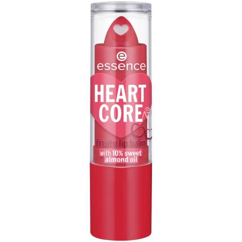 Balsam pentru buze Heart Core Fruity Lip Balm 01 - Crazy Cherry, 3g, Essence