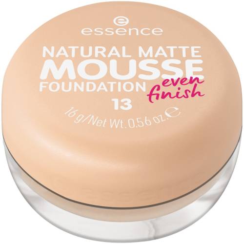 Fond de ten mat Natural Matte Mousse Foundation 13, 16g, Essence