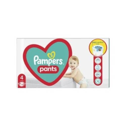 Scutece-chilotel Pants Marimea 4 Maxi pentru 9-15kg, 48 bucati, Pampers