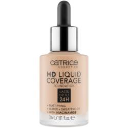 Fond de ten HD Liquid Coverage Foundation 030 - Sand Beige, 30ml, Catrice