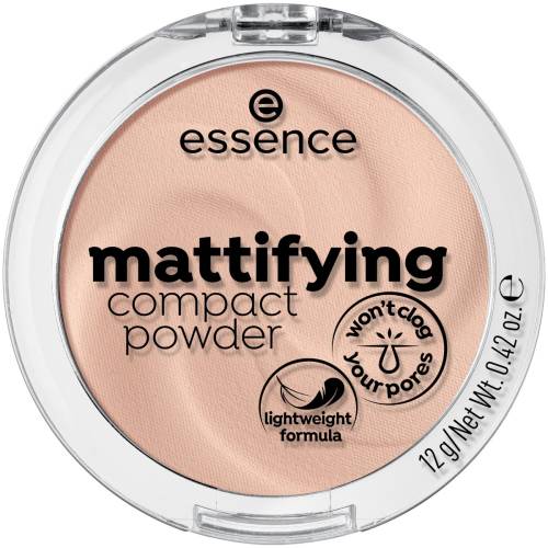 Pudra compacta matifianta 11 - Pastel Beige, 12g, Essence