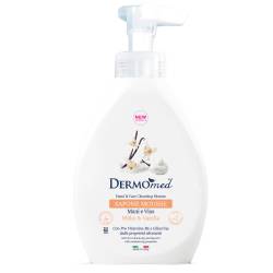 Sapun spuma pentru maini si fata Lapte si Vanilie, 500ml, Dermomed