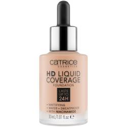 Fond de ten HD Liquid Coverage Foundation 020 - Rose Beige, 30ml, Catrice