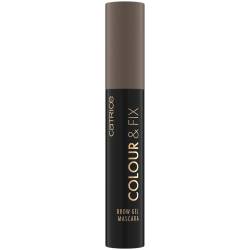 Mascara pentru sprancene Colour & Fix Brow Gel Mascara 030 - Dark Brown, 5ml, Catrice