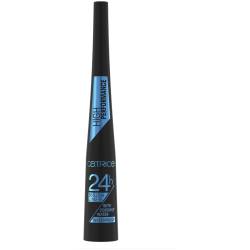 Tus pentru ochi rezistent la apa 24h Brush Liner Waterproof 010 - Ultra Black, 3ml, Catrice
