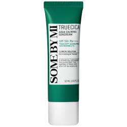 Crema pentru protectie solara calmanta cu centella asiatica SPF 50 PA++++ Trouble Line, 50ml, Some By Mi