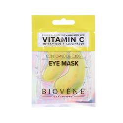 Plasturi zona ochilor cu grapefruit si acid hialuronic Vit C, 2 bucati, Biovene