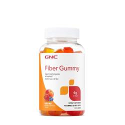 Jeleuri cu fibre si aroma de fructe asortate Fiber Gummy, 90 jeleuri, GNC