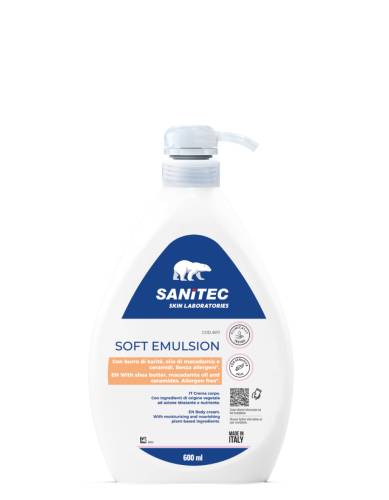 Emulsie de corp hidratanta si nutritiva, 600ml, Sanitec