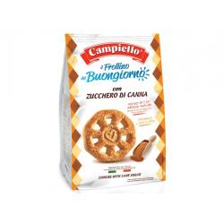 Biscuiti cu zahar din trestie, 350g, Campiello