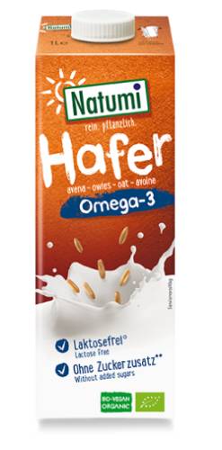Bautura Bio din ovaz cu Omega 3, 1l, Natumi