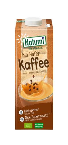 Bautura Bio fara zahar din ovaz cu cafea, 1l, Natumi