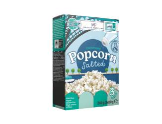 Popcorn pentru microunde cu sare, 3 x 80g, Maison Popcorn
