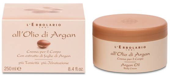 L'Erbolario Crema de corp cu ulei de argan, 250ml