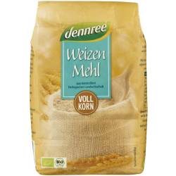 Faina de grau integrala ecologica, 1kg, Dennree