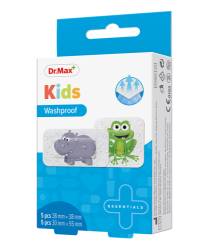Dr. Max Plasture pentru copii 38 x 38mm, 5 bucati + 30 x 55mm, 10 bucati