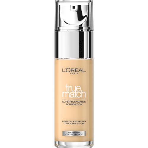 Fond de ten infuzat cu acid hialuronic True Match 1N Ivory, 30ml, L'Oreal Paris