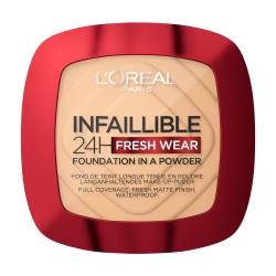 Pudra compacta Infaillible 24h Fresh Wear Golden Beige 140, 9g, L'Oreal Paris
