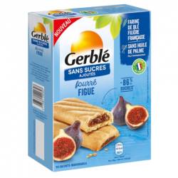 Biscuiti umpluti cu smochine fara zahar adaugat, 180g, Gerble Expert Dietetic