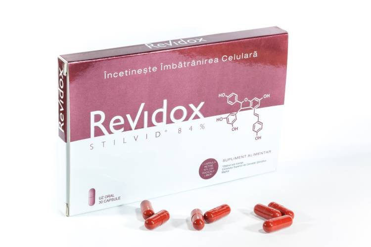 Revidox 30 capsule impotriva imbatranirii celulare