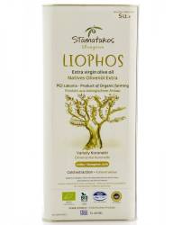 Ulei de masline extravirgin, Liophos, eco-bio 5 litri, Stamatakos