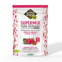 Supermix pentru micul dejun cu zmeura, in si chia, eco-bio 350g, fara gluten, Germline