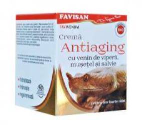 FAVIVENOM CREMA ANTIAGING CU VENIN DE VIPERA 50ml, Favisan